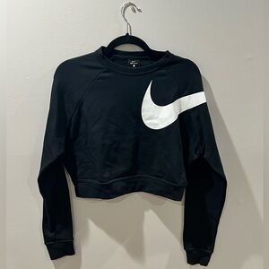 Nike Women's Dri-Fit Long-Sleeve Sweatshirt.